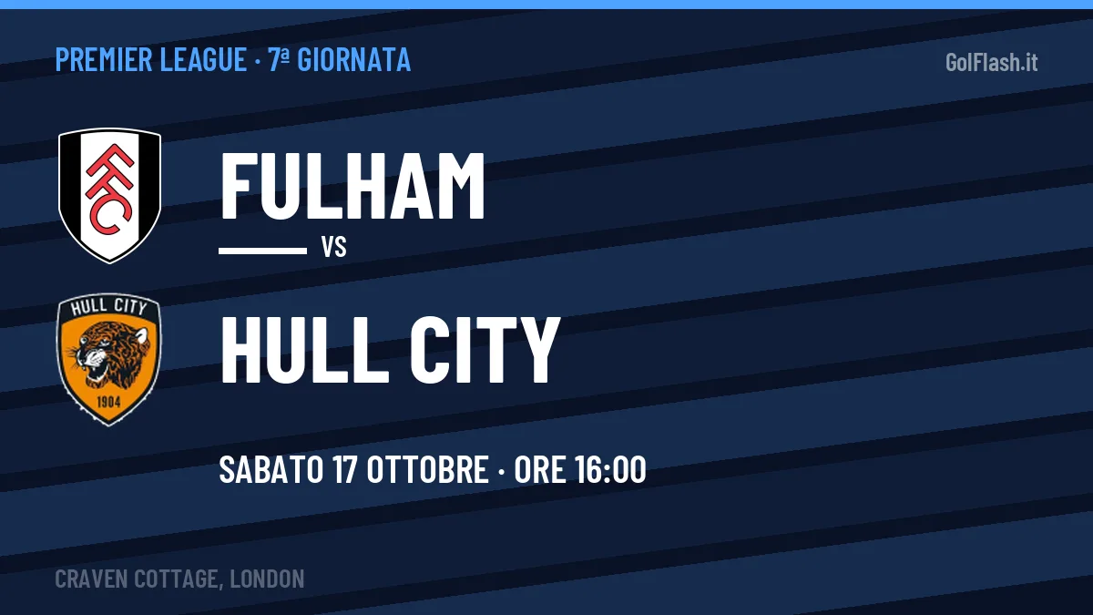 Quote Fulham Hull City e pronostico: cosa dicono i bookmaker e dove vederla
