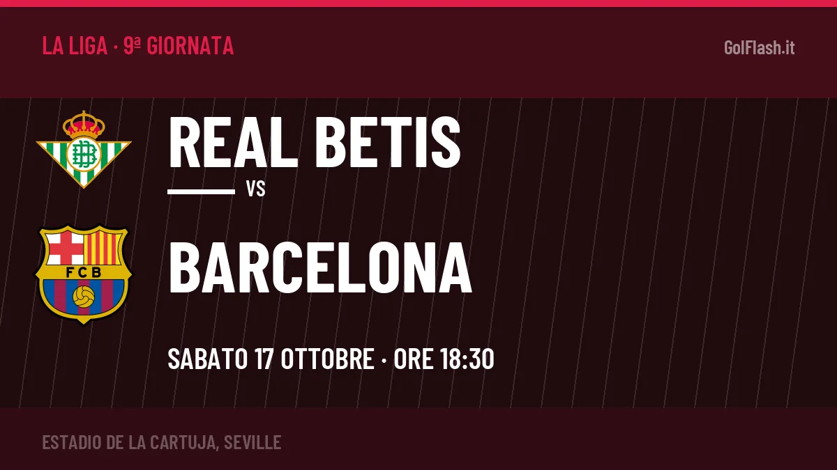 Quote Real Betis Barcelona e pronostico: cosa dicono i bookmaker e dove vederla