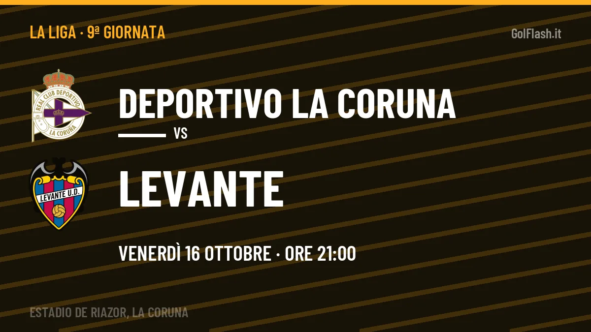 Quote Deportivo La Coruna Levante e pronostico: cosa dicono i bookmaker e dove vederla