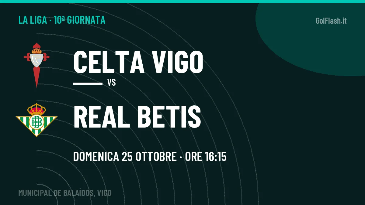 Pronostico Celta Vigo Real Betis: quote, precedenti e come arrivano le due squadre