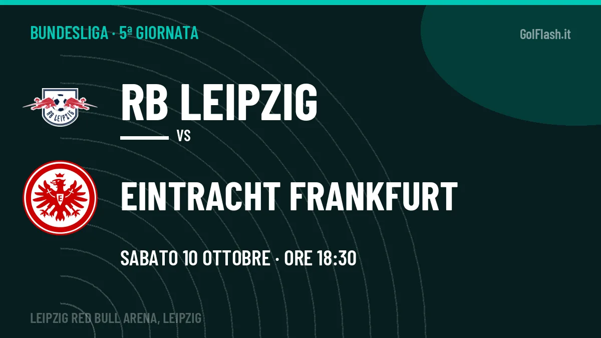 RB Leipzig-Eintracht Frankfurt: pronostico, quote e dove vedere il match in diretta