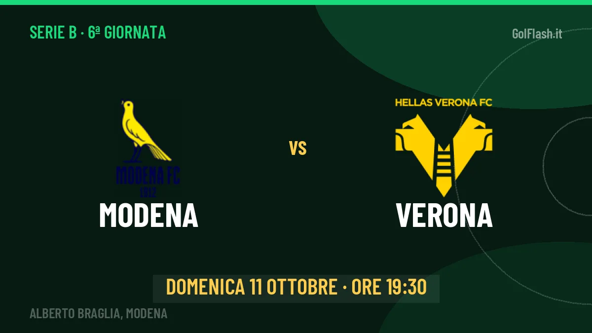 Modena-Verona: pronostico, quote e dove vedere il match in diretta