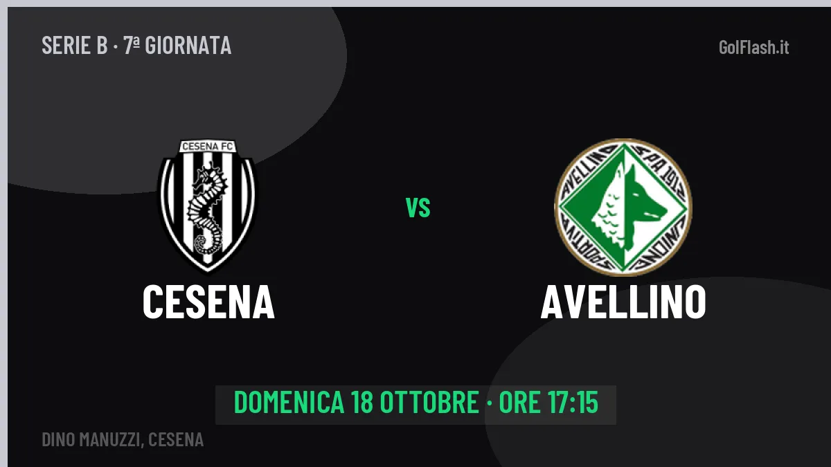 Quote Cesena Avellino e pronostico: cosa dicono i bookmaker e dove vederla