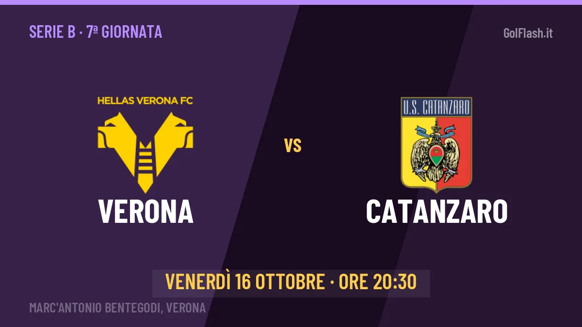 Pronostico Verona Catanzaro: quote, precedenti e come arrivano le due squadre