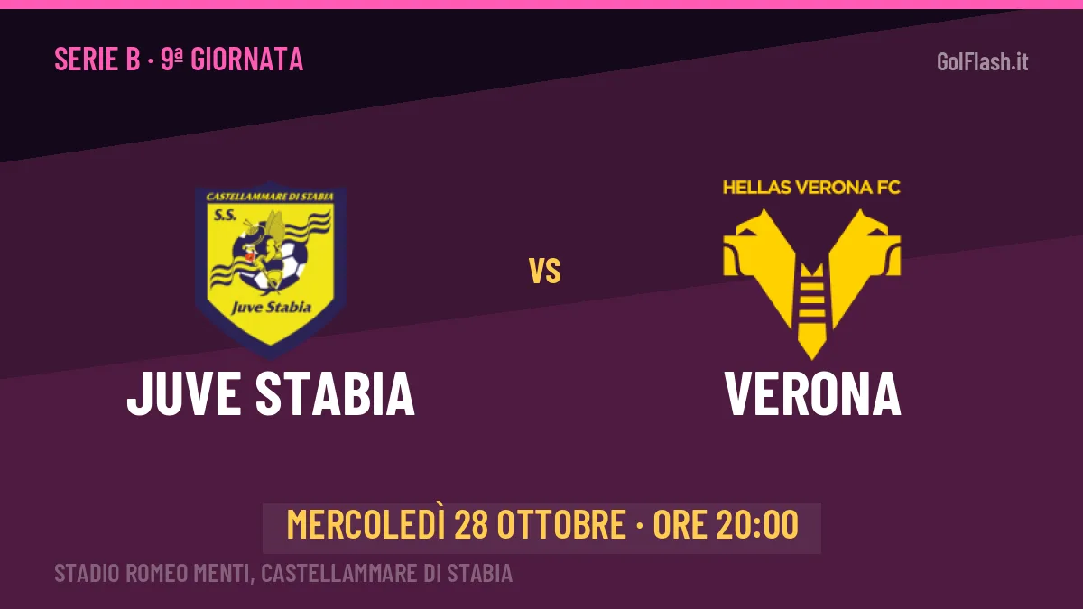 Juve Stabia-Verona in TV: a che ora si gioca, dove vederla e probabili formazioni