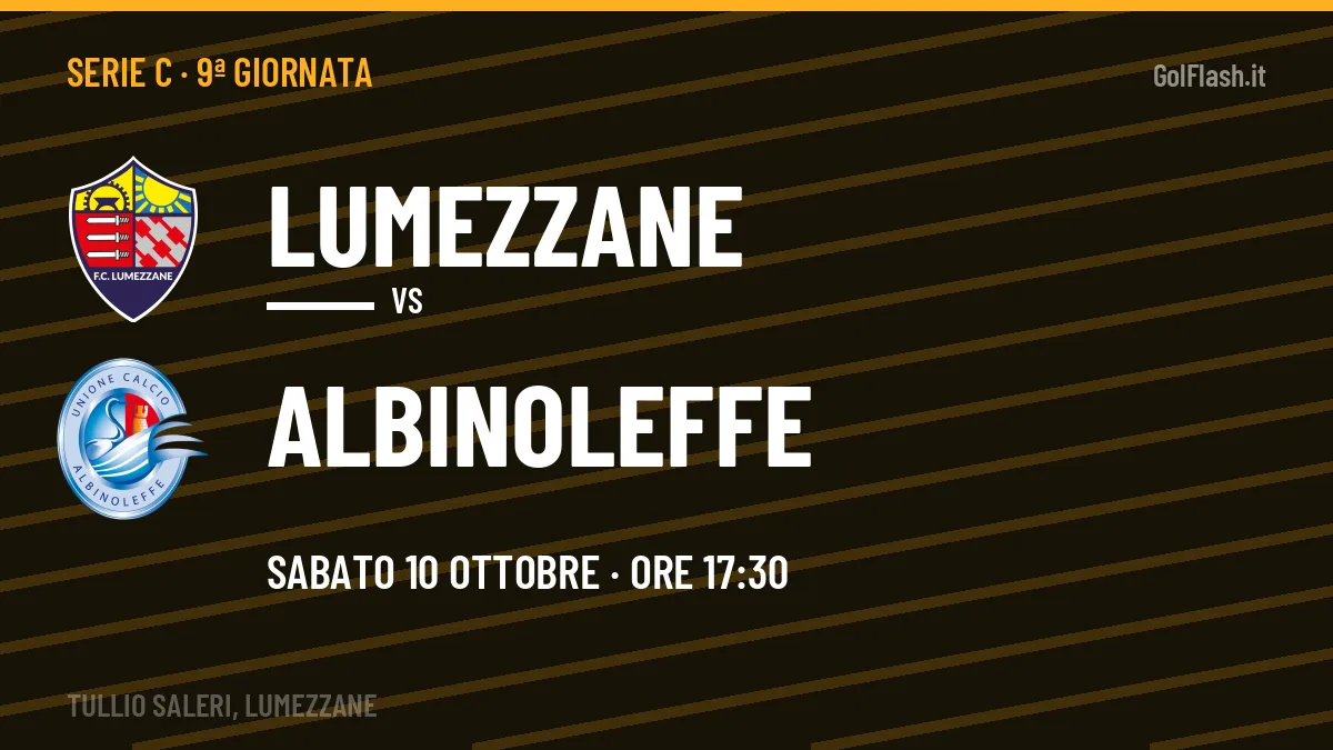 Lumezzane-Albinoleffe, Serie C: probabili formazioni, quote e dove vedere la partita in TV e streaming