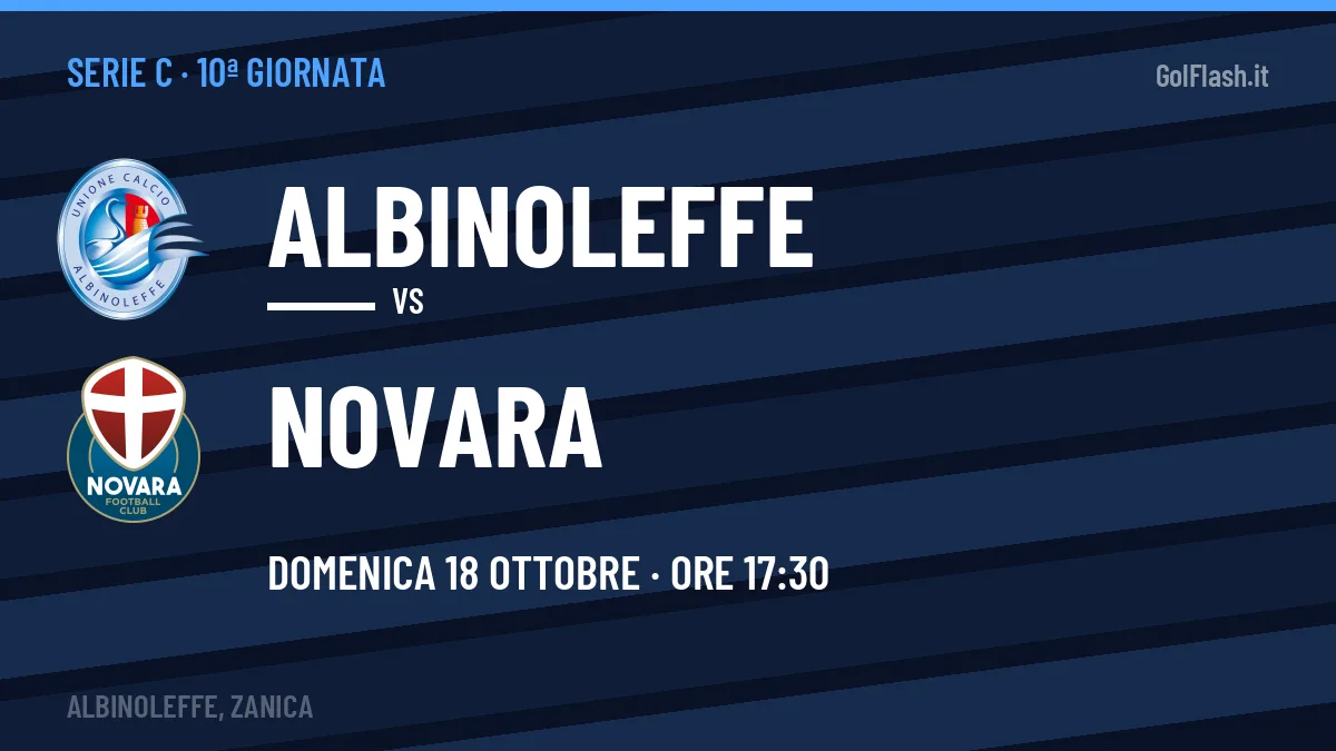 Albinoleffe-Novara, Serie C: probabili formazioni, quote e dove vedere la partita in TV e streaming