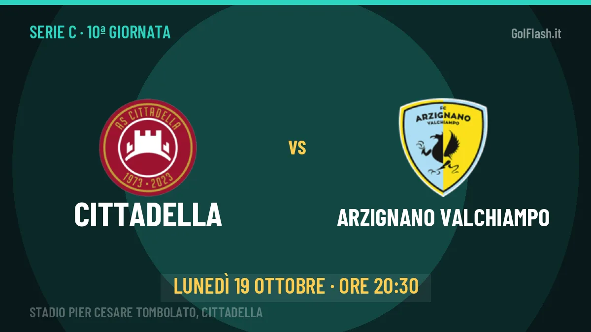 Quote Cittadella Arzignano Valchiampo e pronostico: cosa dicono i bookmaker e dove vederla