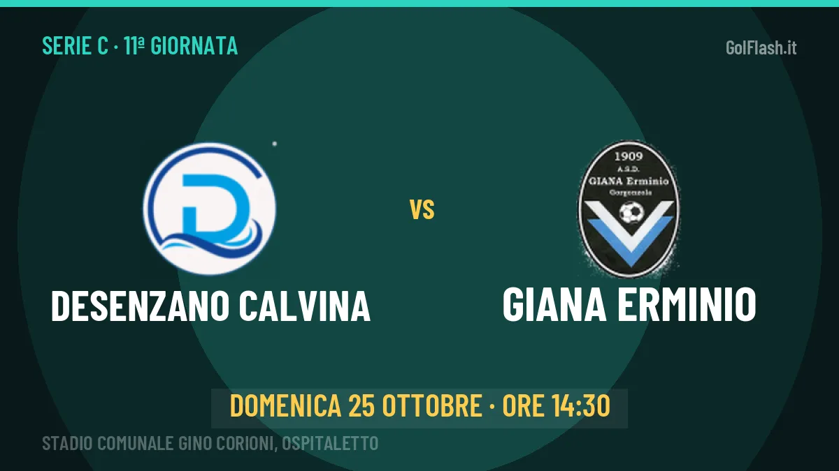 Pronostico Desenzano Calvina Giana Erminio: quote, precedenti e come arrivano le due squadre
