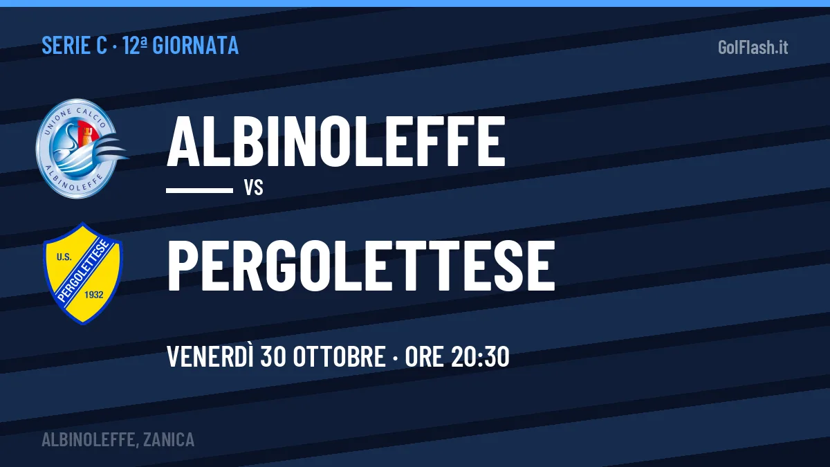 Albinoleffe-Pergolettese in TV: a che ora si gioca, dove vederla e probabili formazioni