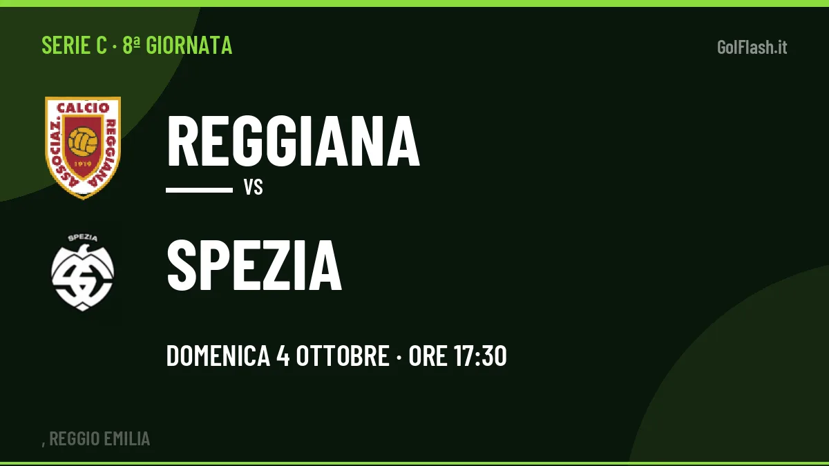 Pronostico Reggiana Spezia: quote, precedenti e come arrivano le due squadre