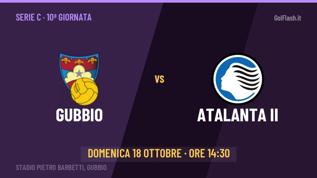 Quote Gubbio Atalanta II e pronostico: cosa dicono i bookmaker e dove vederla