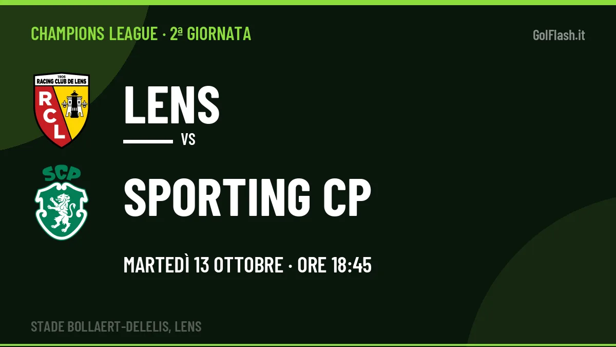 Probabili formazioni Lens Sporting CP: chi gioca, quote e pronostico